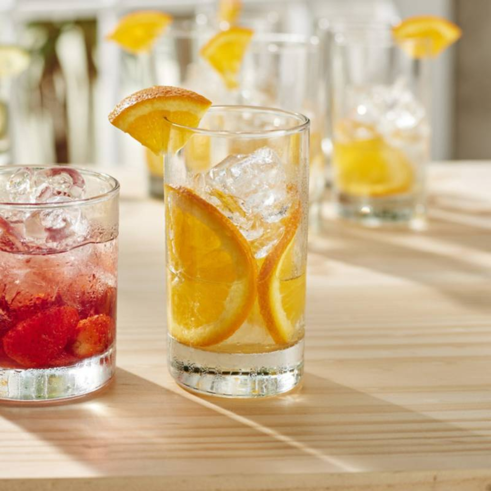 Set de 6 vasos lisos de vidrio 270 ml - Imagen 2