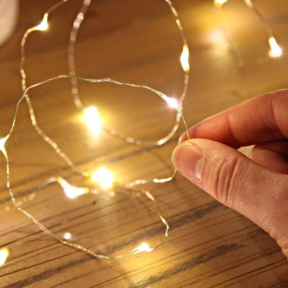 Set 2 Cadenas de Luces Led en Alambre 8m - Imagen 3