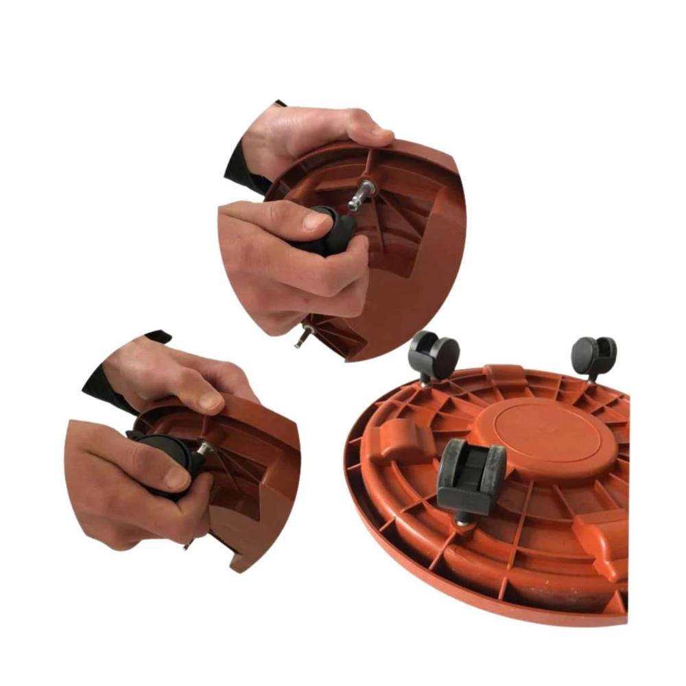 Base con Ruedas Soporte de Maceta Jarrón 29 cm - Imagen 5