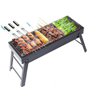 Parrilla a Carbón Plegable Portátil Picnic Jardín Terraza