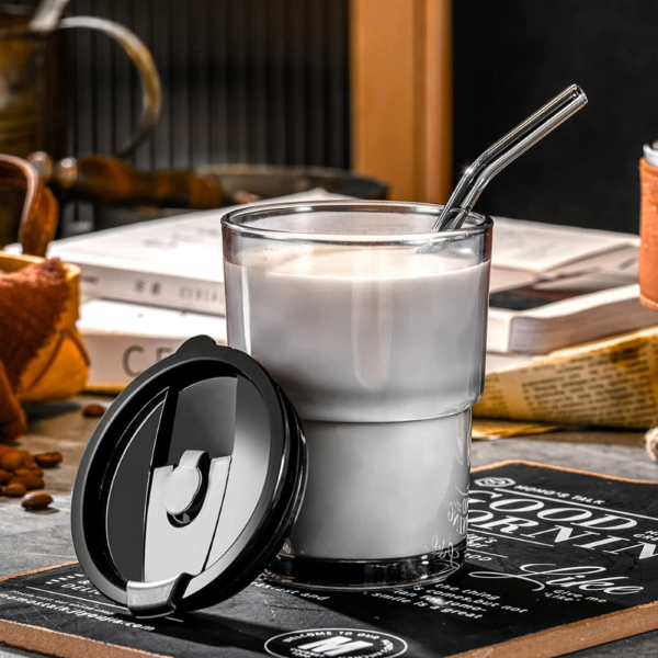 Taza de Vidrio para Café con Sorbete 400 ml - Imagen 4