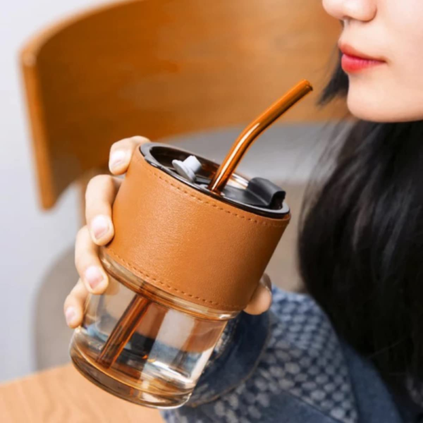 Taza de Vidrio para Café con Sorbete 400 ml - Imagen 2