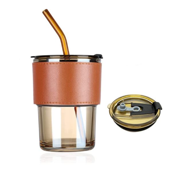 Taza de Vidrio para Café con Sorbete 400 ml