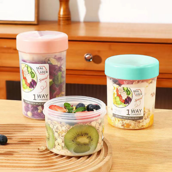 Contenedor de Plástico Cilindrico 560 ml - Imagen 2
