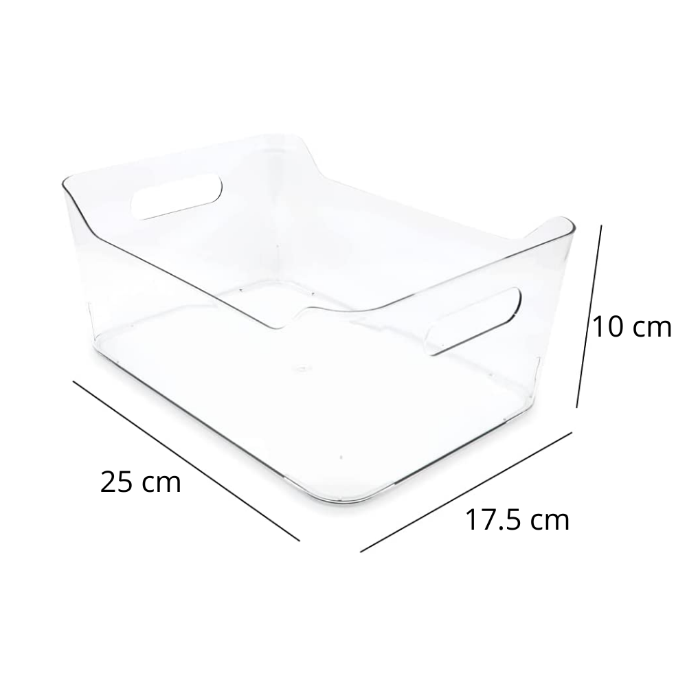 Organizador Multiusos de Acrílico Liso Mediano con Agarradera - Imagen 3