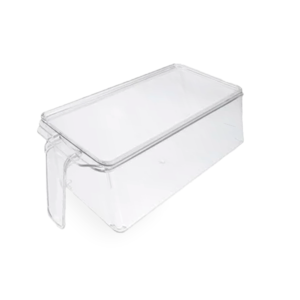 Organizador de Refrigerador Multiusos con Asa y Tapa Mediano