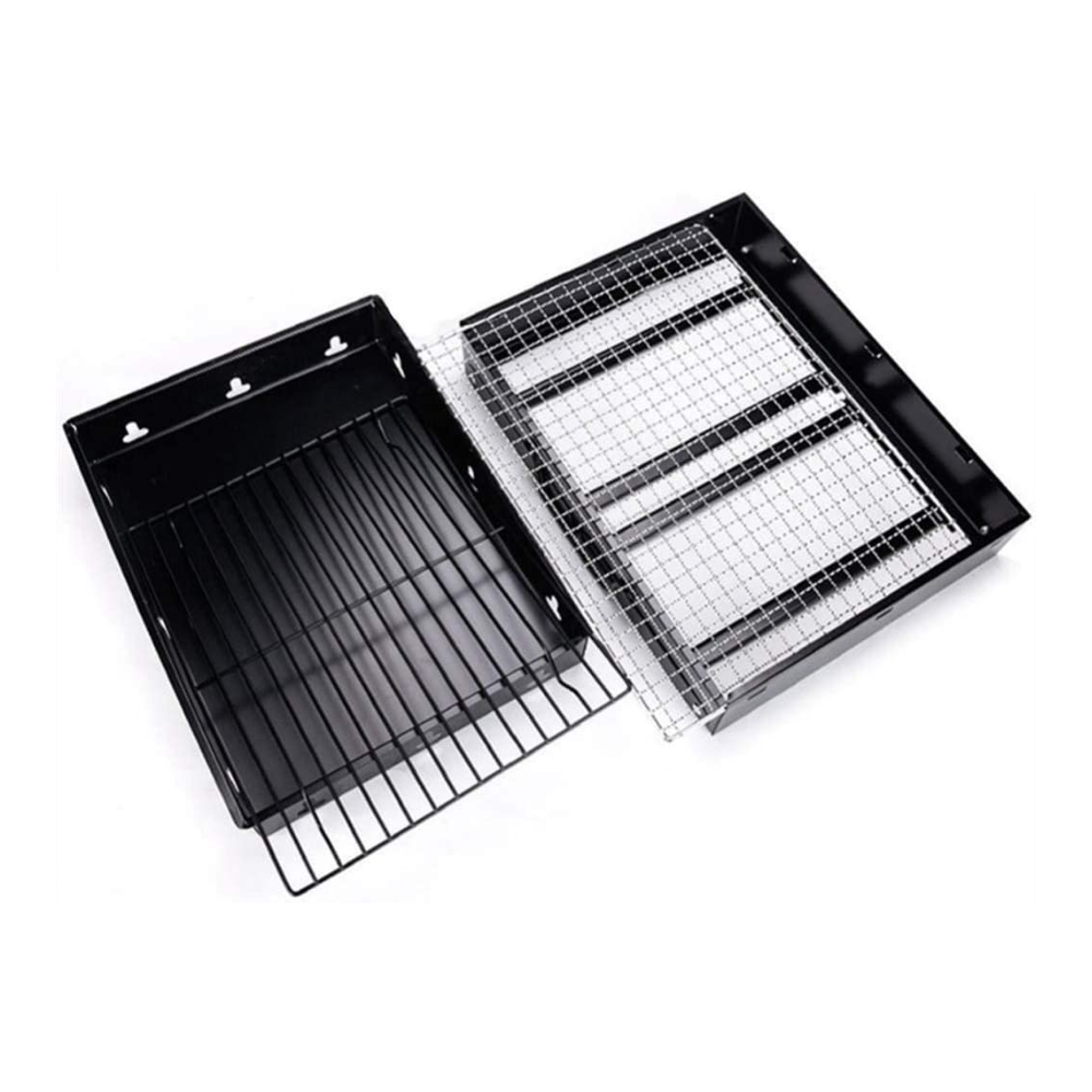 Parrilla a Carbón Plegable Portátil Picnic Jardín Terraza Camping - Imagen 5