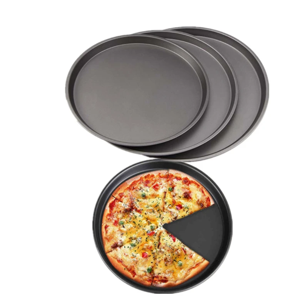 Set de 3 Moldes Antiadherente de Repostería para hacer Pizza - Imagen 2