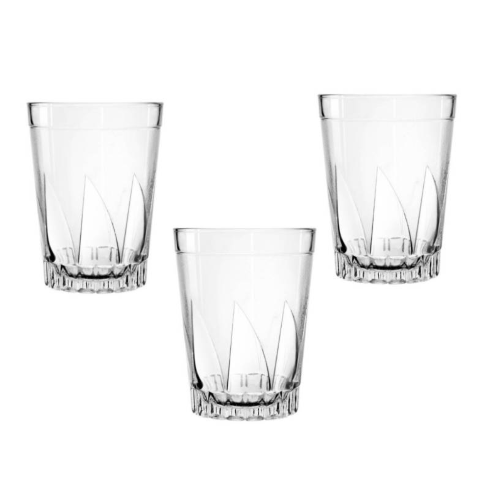 Set de 6 Vasos de Vidrio Diseño Velero - Imagen 2