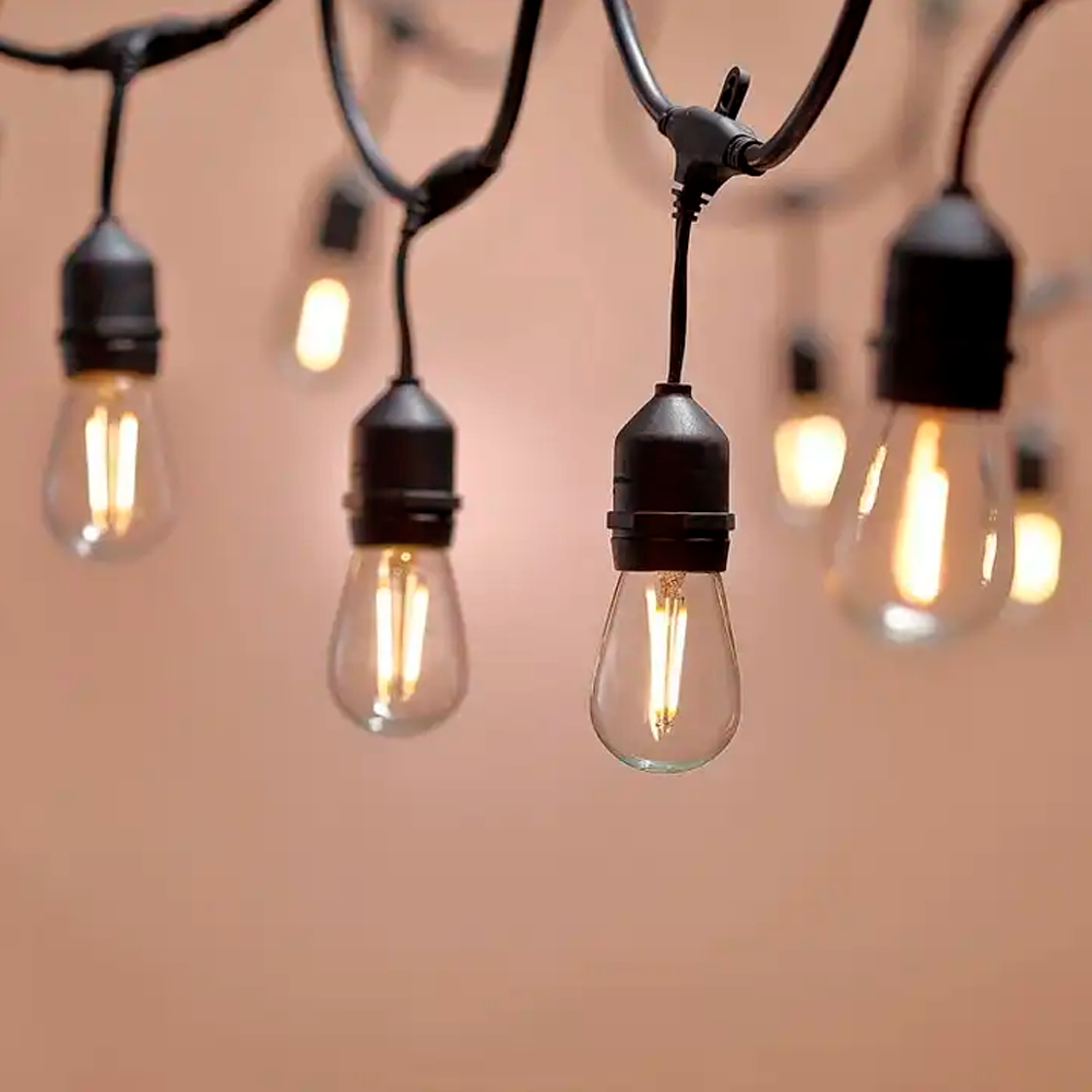 Guirnalda cadena de Luces de exterior decorativa para jardín 10mt - Imagen 3