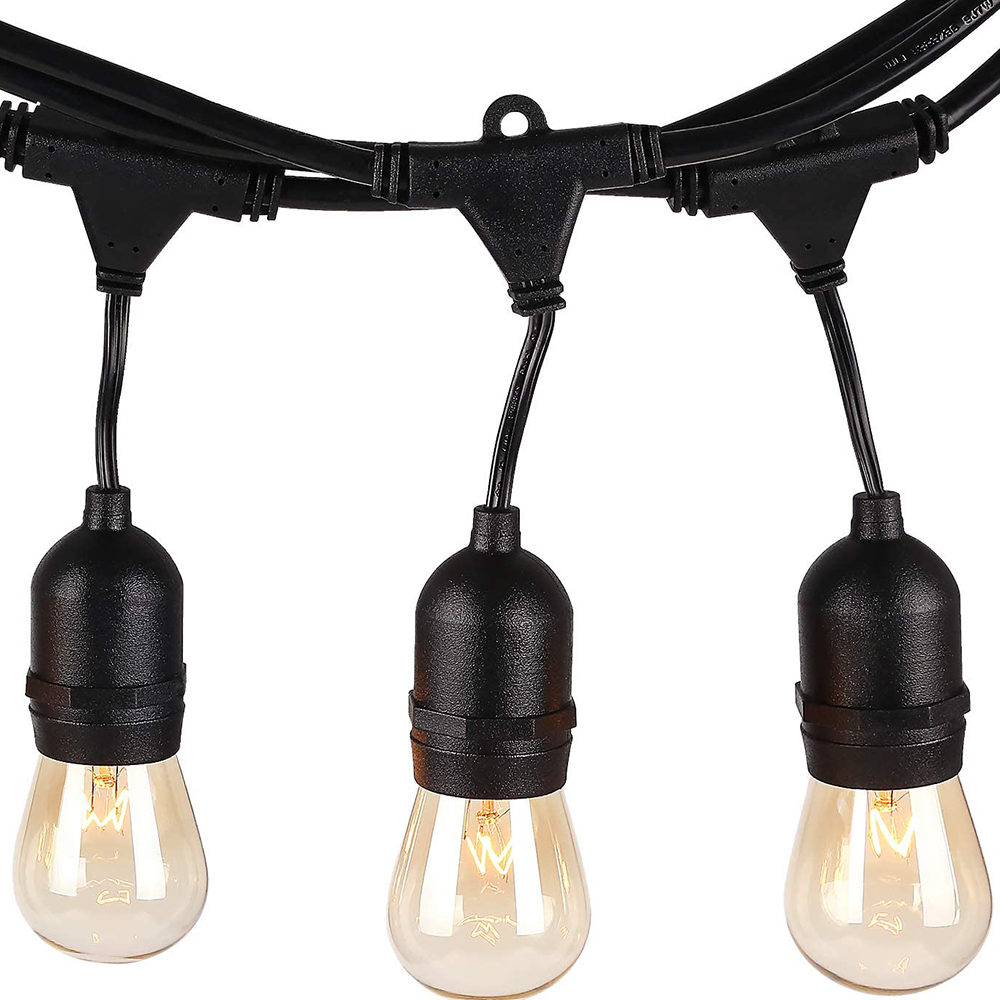 Guirnalda cadena de Luces de exterior decorativa para jardín 10mt - Imagen 5