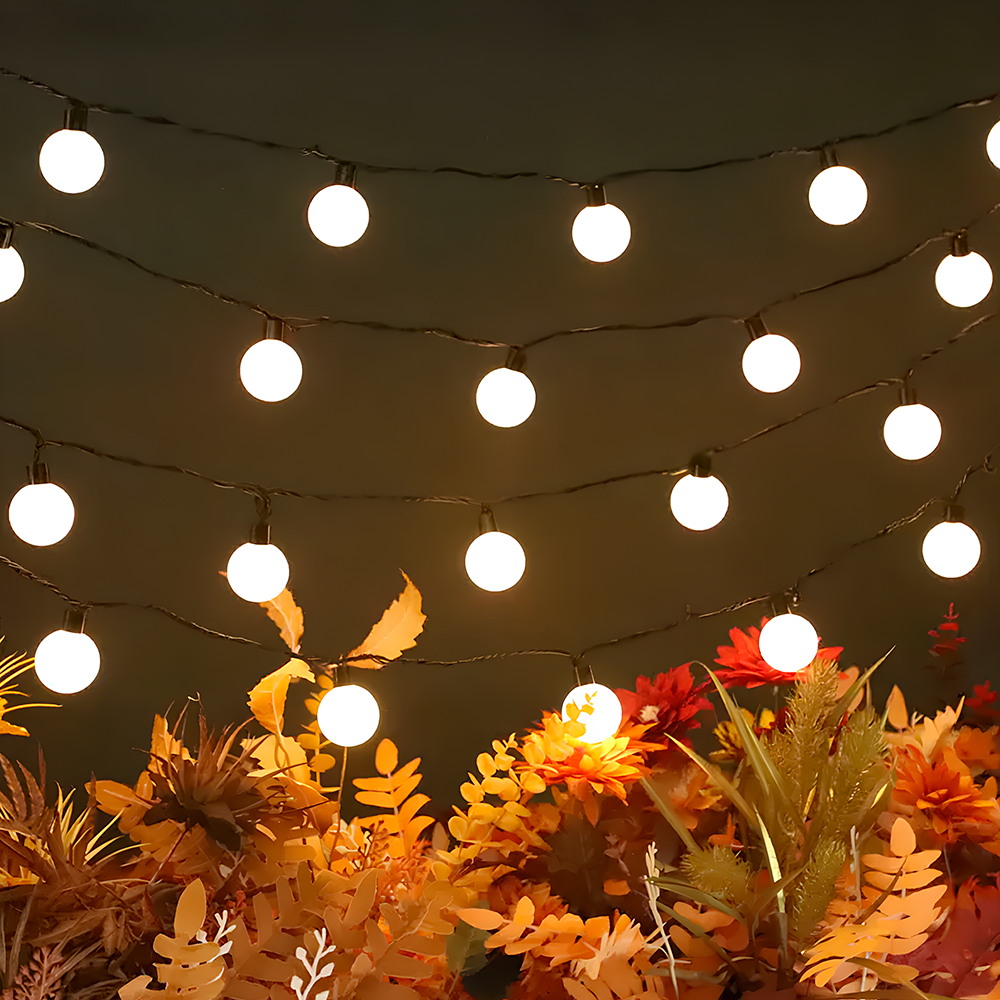 Guirnalda de Luces bombillas Blancas para Exterior Decorativa 5mt - Imagen 6