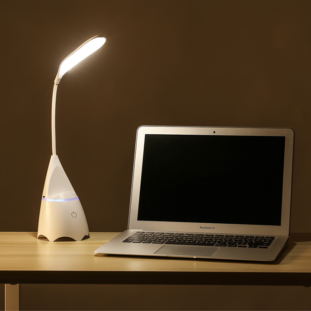 Lámpara Led Inalámbrica con Bluetooth Porta Celular