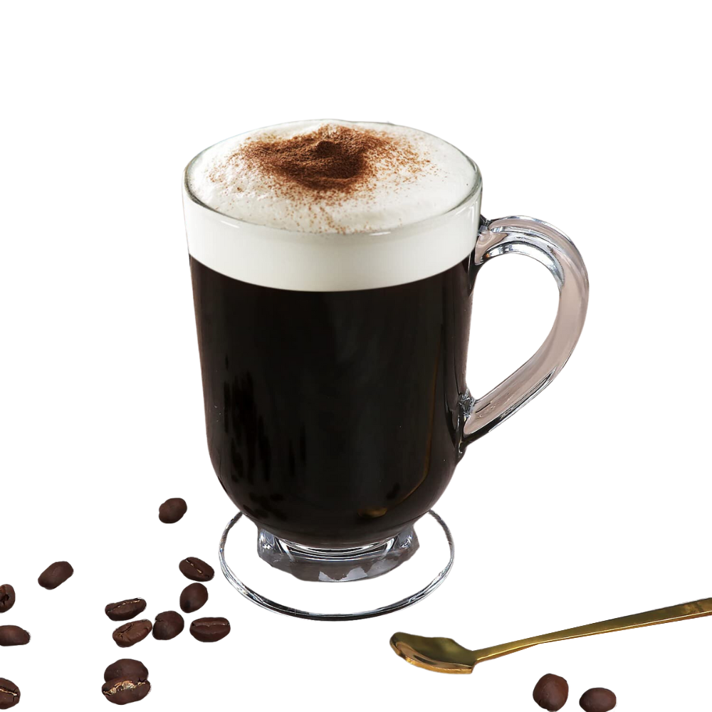 Juego de 6 Tazas de Vidrio para Café 350 ml