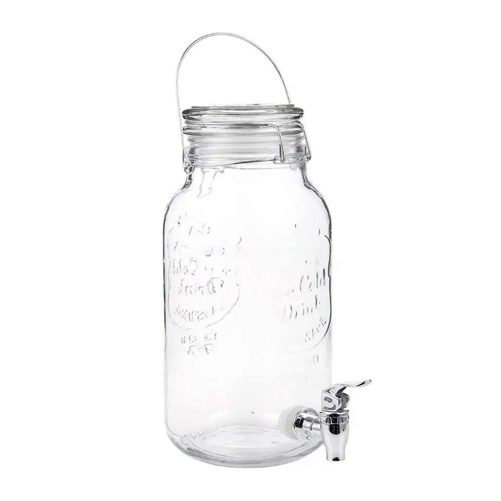 Set de 5 piezas Dispensador de Bebidas más Jarras con Sorbete