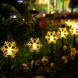 Luces Copo de Nieve Impermeable para Jardín Decoración Navidad