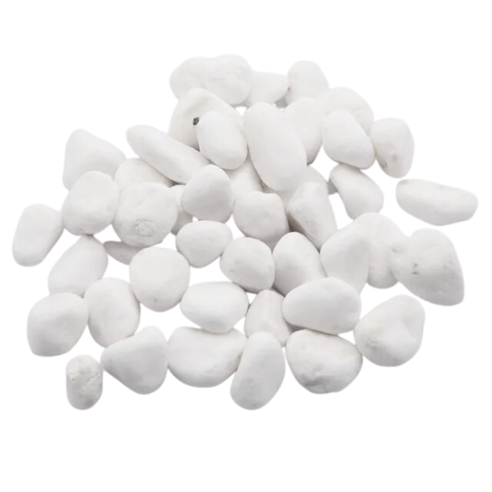 Piedras Blancas Decorativas Grava Natural