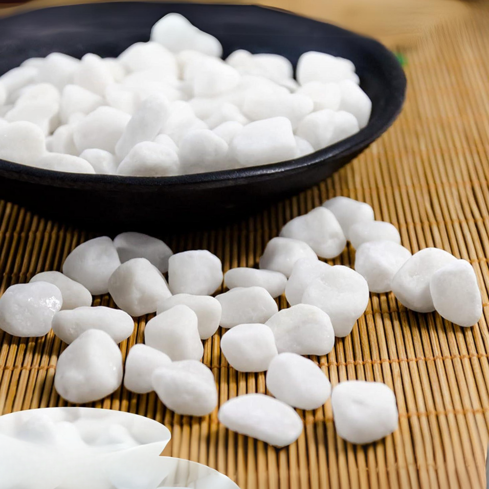 Piedras Blancas Decorativas Grava Natural