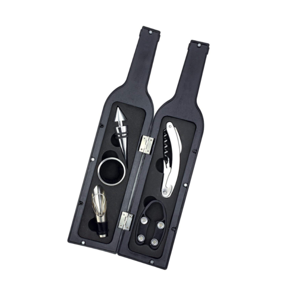 Set de 5 Herramientas Saca Corcho para Botella de Vino