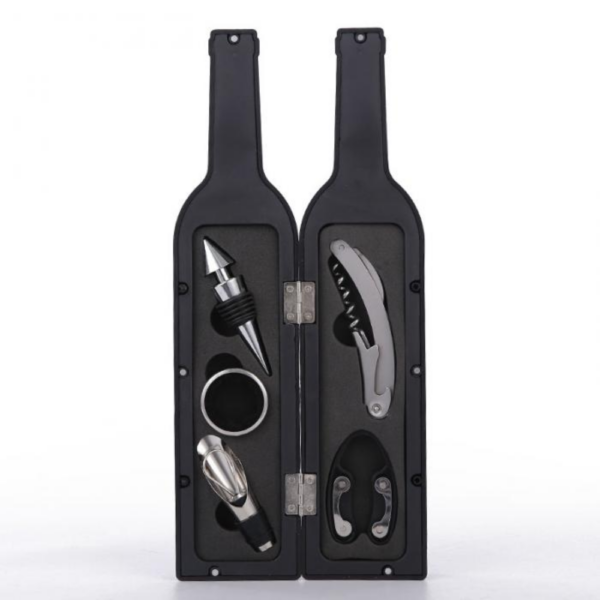Set de 5 Herramientas Saca Corcho para Botella de Vino