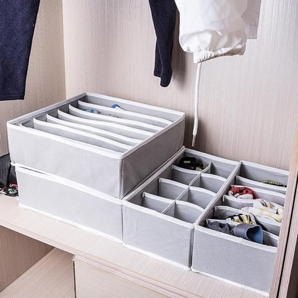 Set de 4 Organizadores de Ropa Interior Plegables para Cajón - Imagen 4