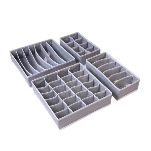 Set de 4 Organizadores de Ropa Interior Plegables para Cajón - Imagen 5