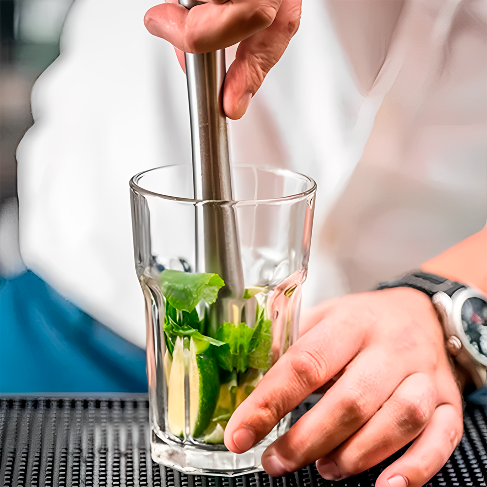 Mortero de Bar Acero Inoxidable para Coctel - Imagen 3