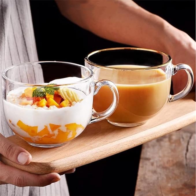Set de 2 Tazas de Vidrio 600 ml Jumbo - Imagen 2