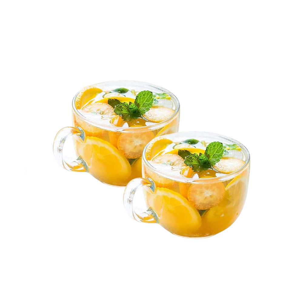 Set de 2 Tazas de Vidrio 600 ml Jumbo