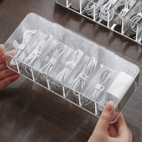 Caja de Almacenamiento Organizadora 8 Divisiones con Tapa - Imagen 5