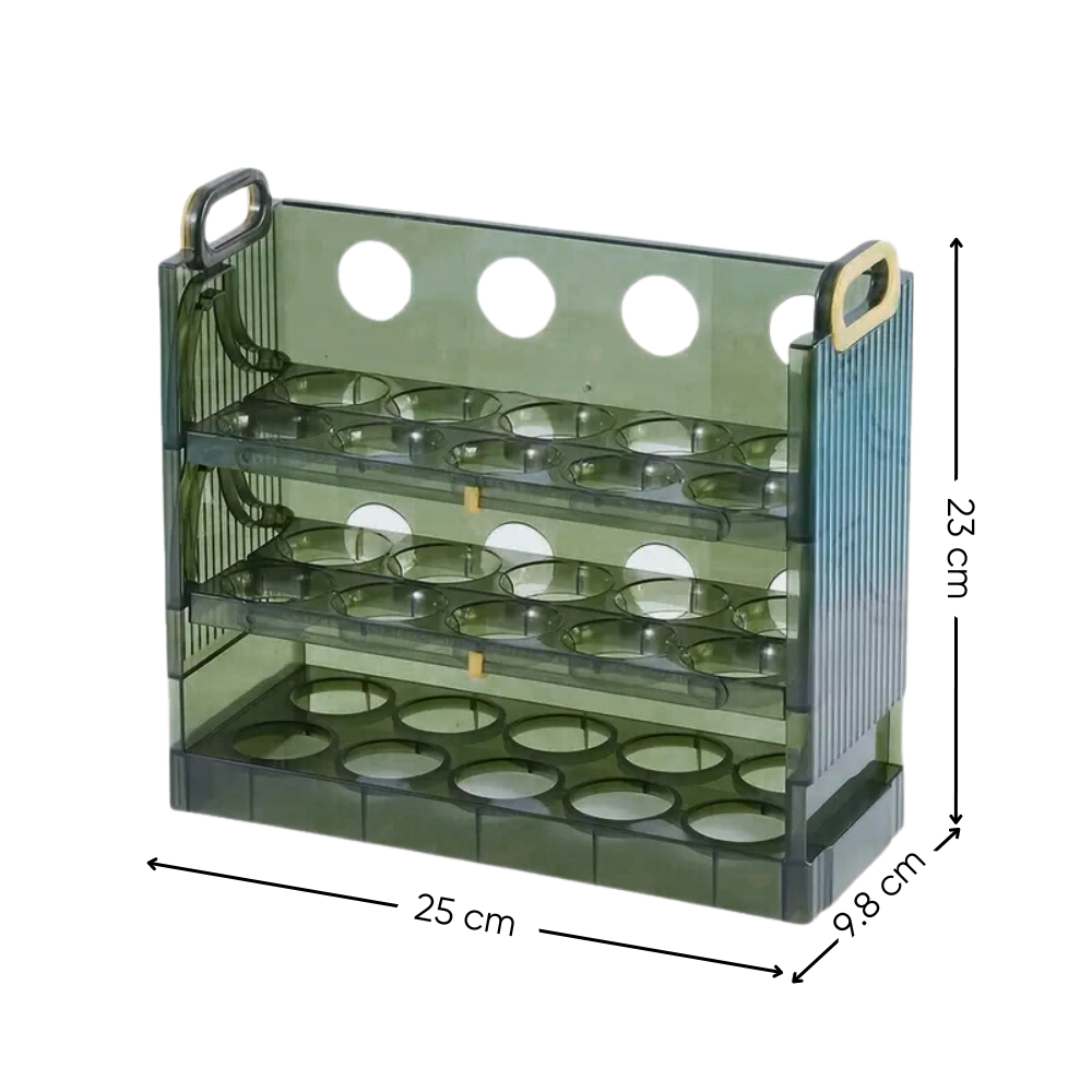 Estante de Almacenamiento Porta Huevos 3 Niveles - Imagen 7