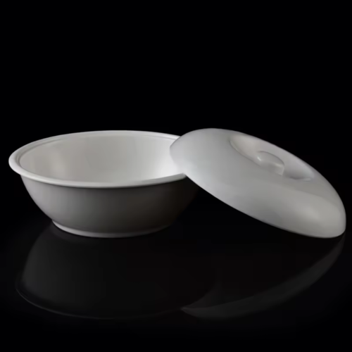 Cacerola Sopera con Tapa de Cerámica Blanca - Imagen 7