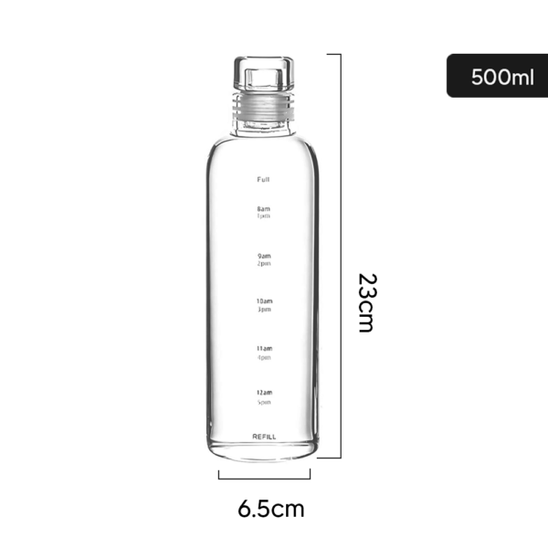 Botella para Agua de Plástico Transparente 500 ml - Imagen 7