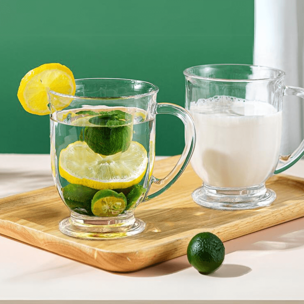 Juego de 2 Tazas de Vidrio para Café 440 ml - Imagen 4