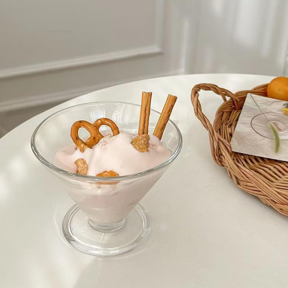 Set de 6 Copas de Vidrio Cónico para Postre 214 ml - Imagen 4