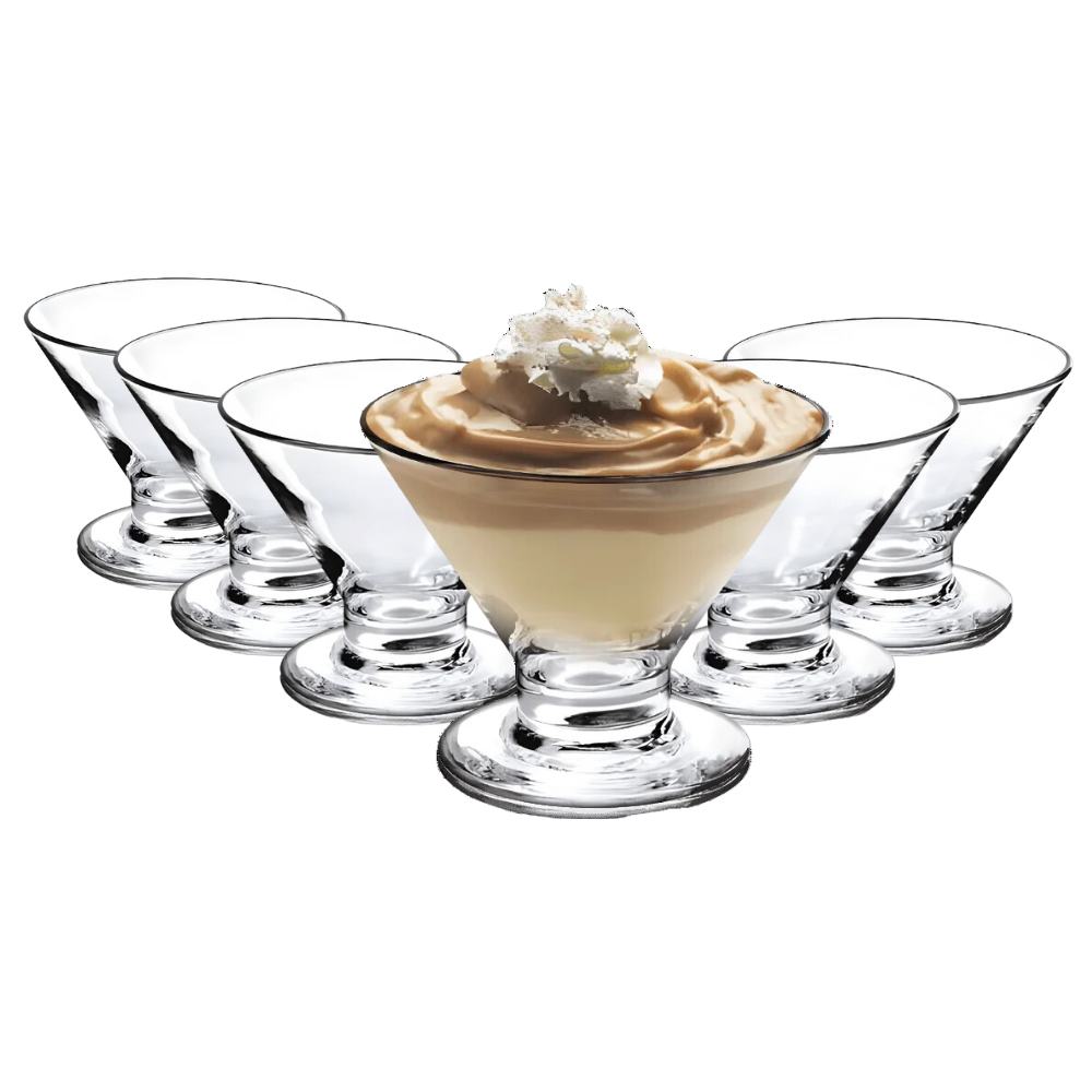 Set de 6 Copas de Vidrio Cónico para Postre 214 ml - Imagen 7