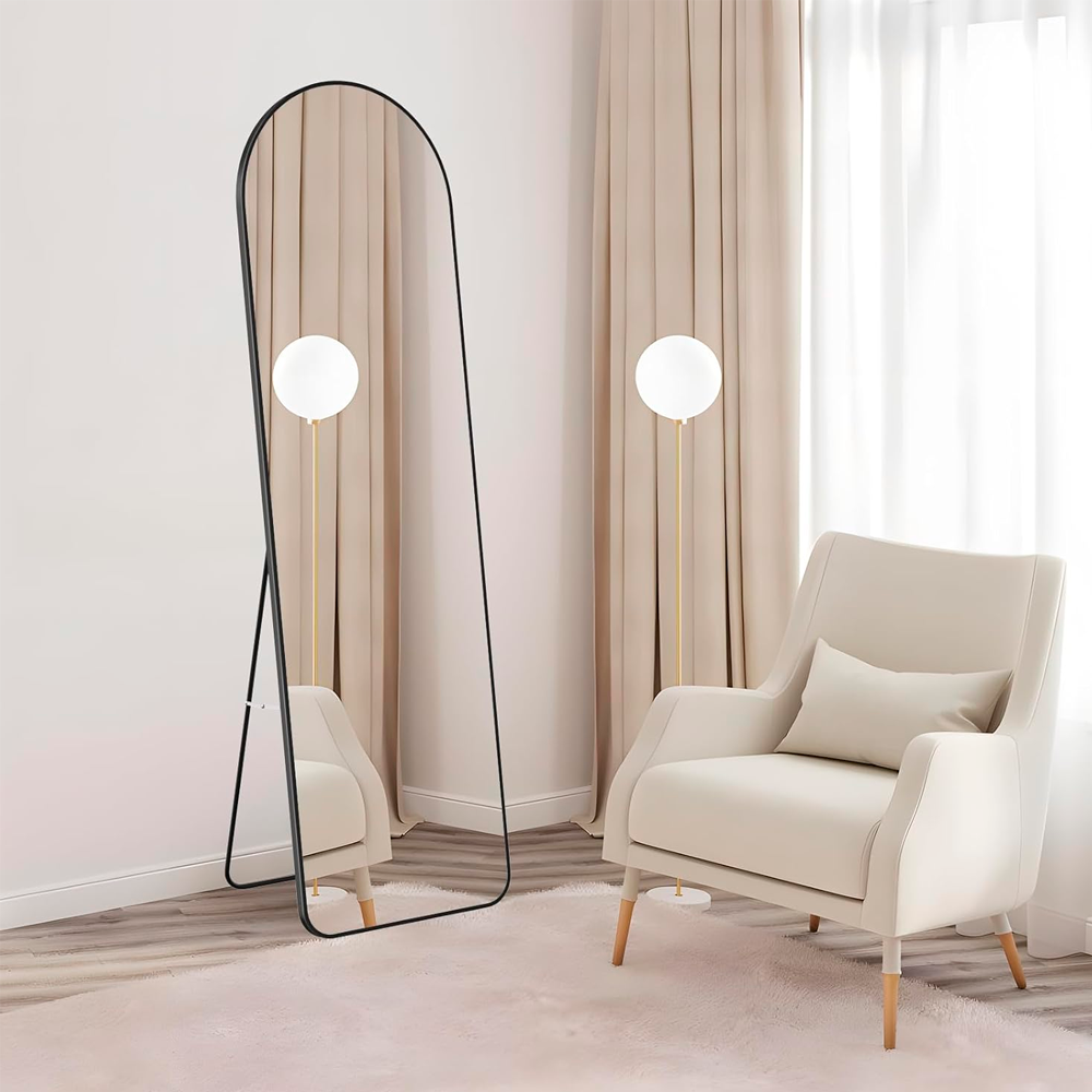 Espejo de Pie Cuerpo Entero Arco para Decoración - Imagen 3
