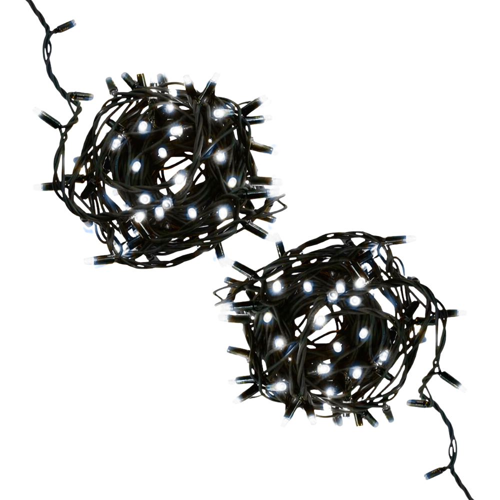 Set de 2 Juegos de 100 Luces blancas Musical para Decoración