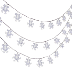 Cadena de Luces LED Copo de Nieve para Decoración