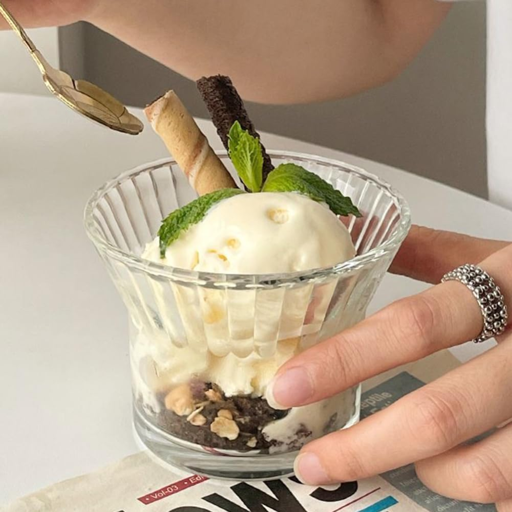 Juego de 6 Tazones de Vidrio para Postres 200 ml - Imagen 4