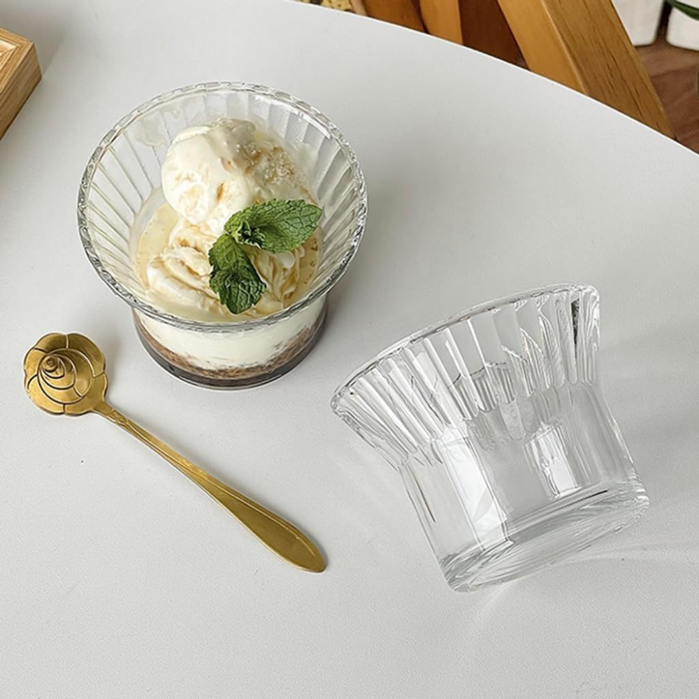 Juego de 6 Tazones de Vidrio para Postres 200 ml - Imagen 5