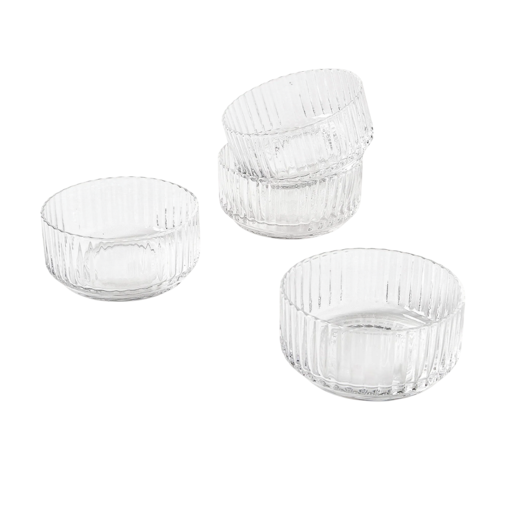 Set de 6 Tazones de Vidrio para Postres 300 ml