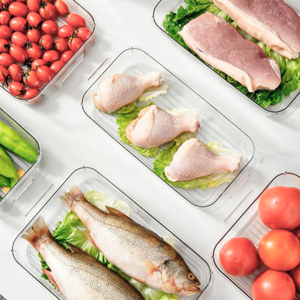 Caja de Almacenamiento Baja para Refrigerador con Drenaje 15 cm - Imagen 4