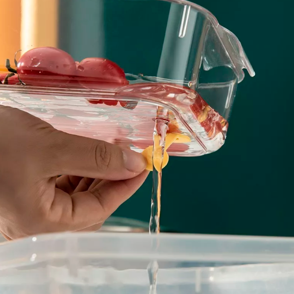 Caja de Almacenamiento Baja para Refrigerador con Drenaje 15 cm - Imagen 2