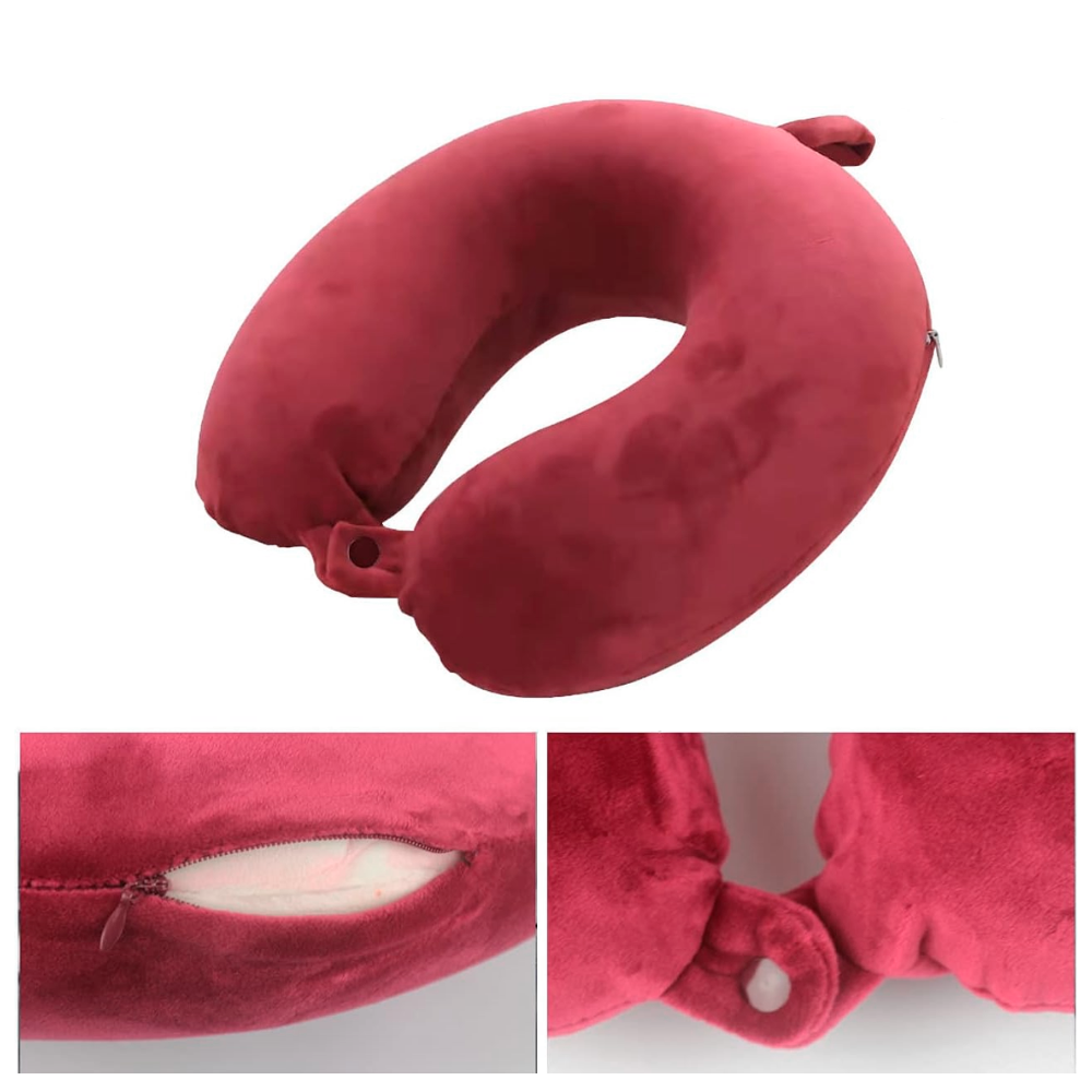 Kit de Almohada de Cuello y Antifaz para Viaje - Imagen 4