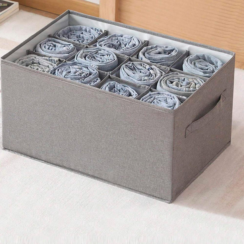 Pack de 2 Organizadores Plegable para ropa de 12 Divisiones - Imagen 6