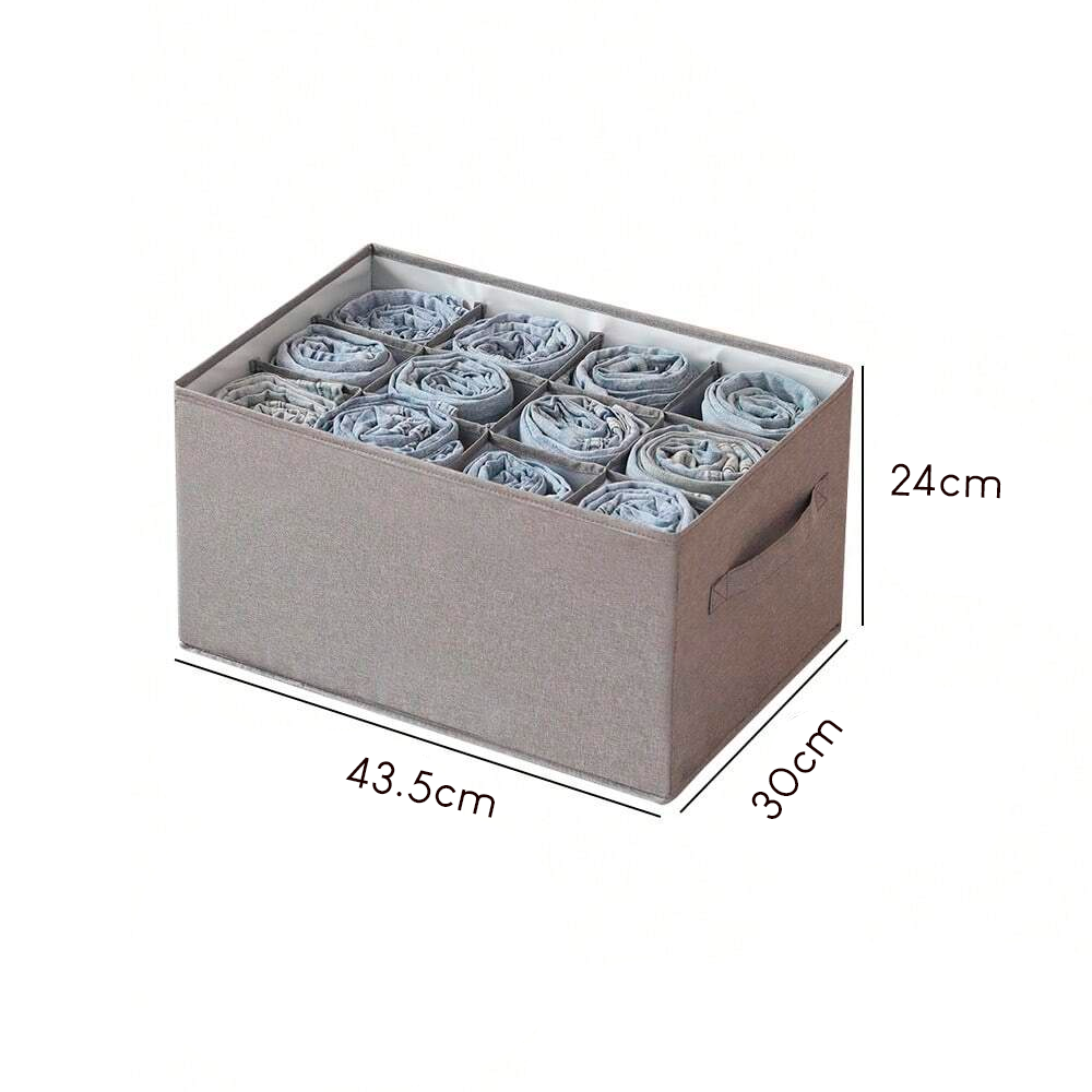Pack de 2 Organizadores Plegable para ropa de 12 Divisiones - Imagen 7