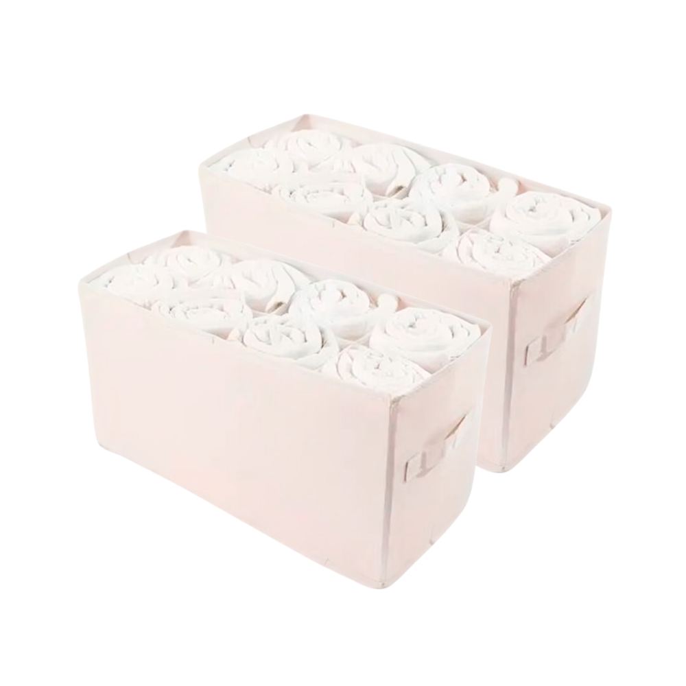 Pack de 2 Organizadores Plegable para ropa de 8 Divisiones