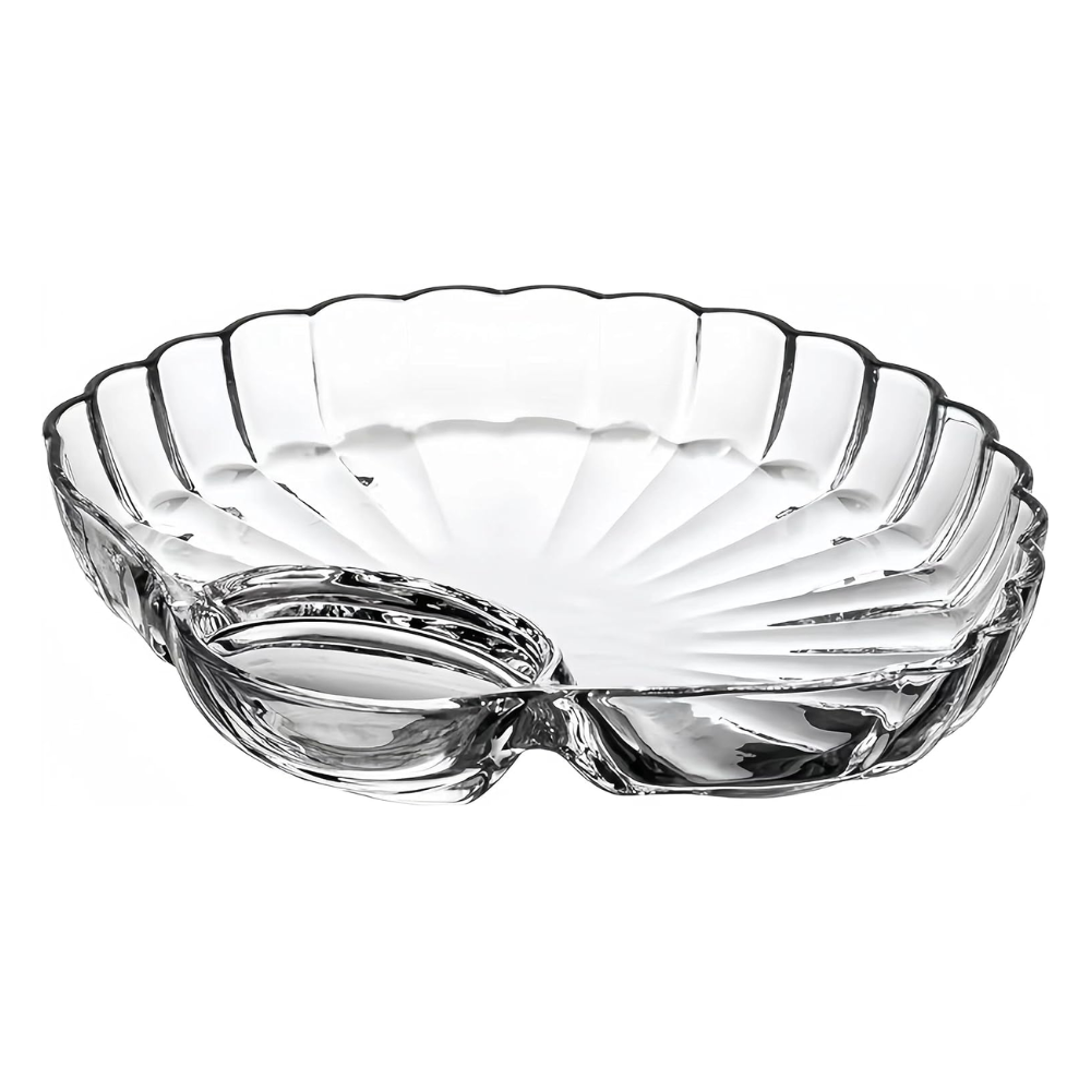 Set de 4 Platos de Vidrio de Concha Marina para Aperitivos - Imagen 7