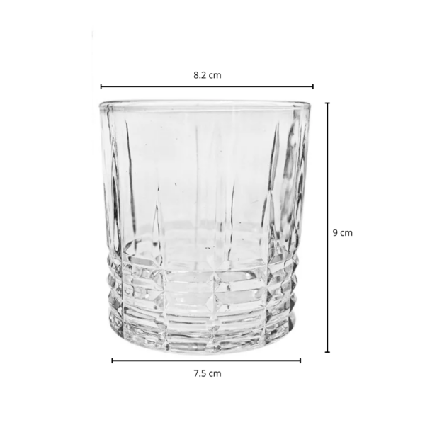 Kit Licorera para Whisky de 1000 ml y Vasos de Vidrio - Imagen 5